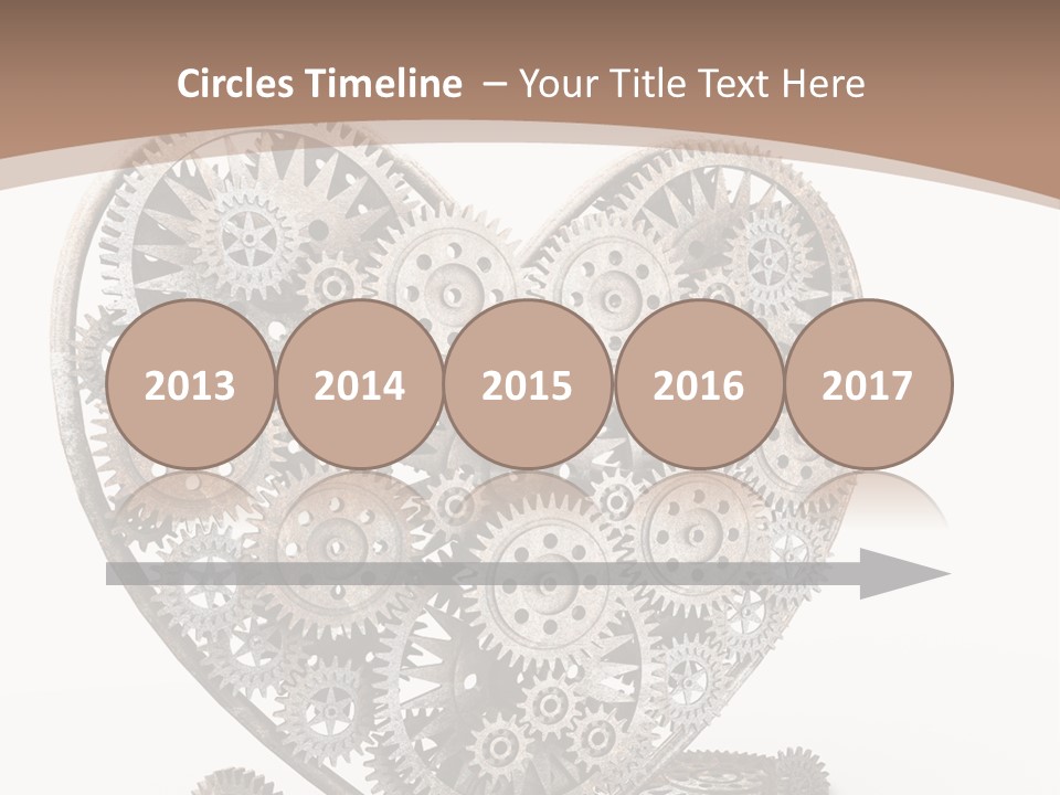 Engineering Machine Wheel PowerPoint Template