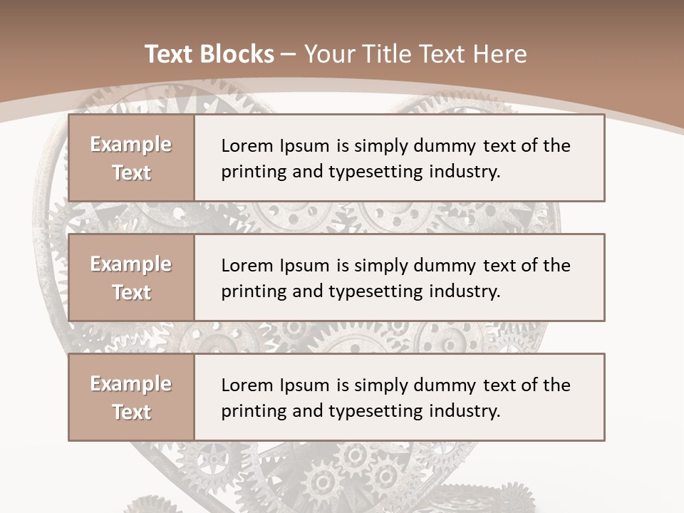 Engineering Machine Wheel PowerPoint Template