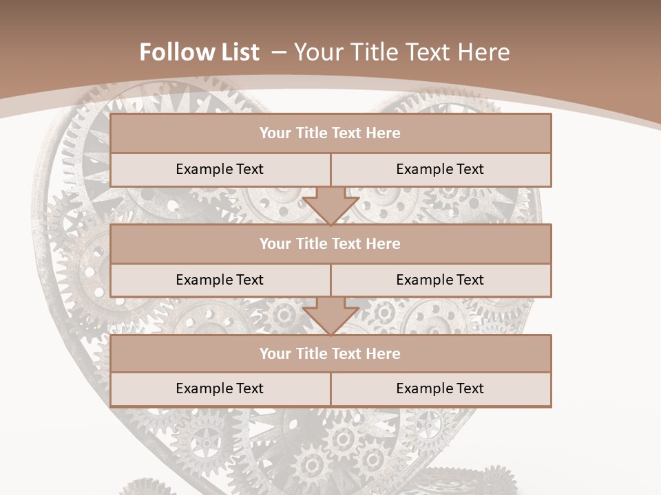 Engineering Machine Wheel PowerPoint Template