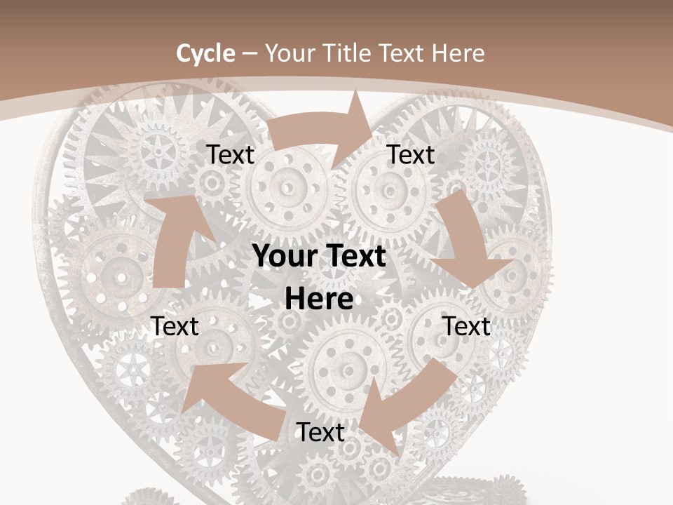 Engineering Machine Wheel PowerPoint Template