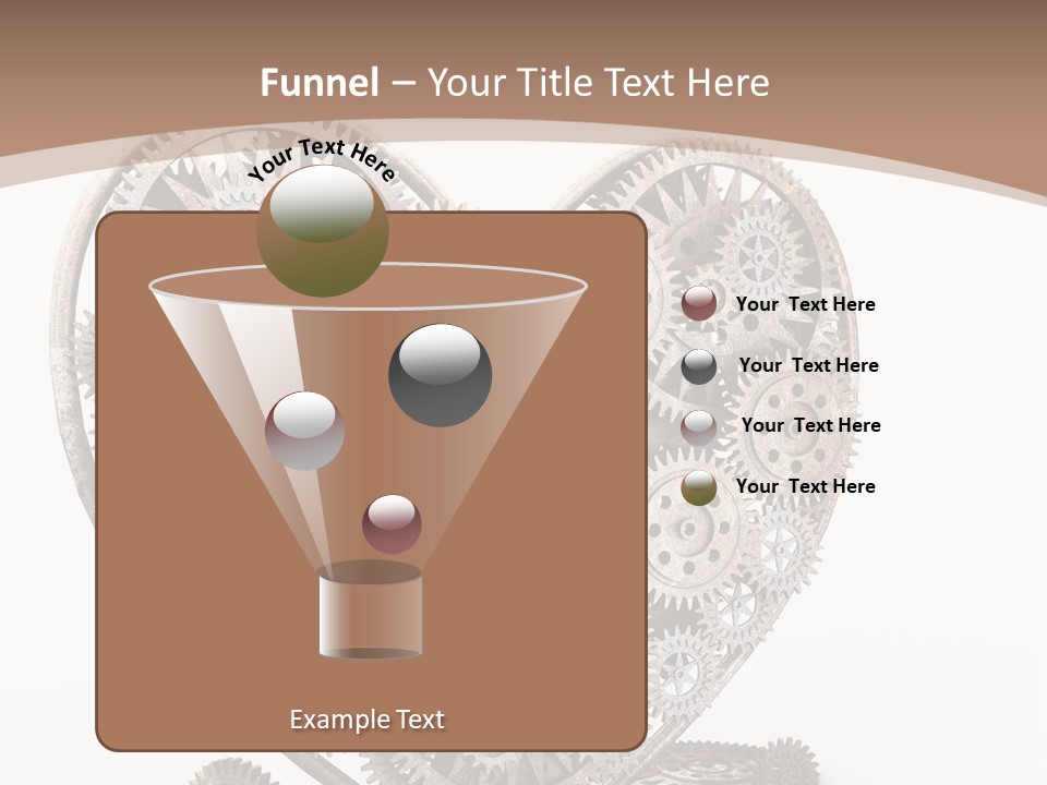 Engineering Machine Wheel PowerPoint Template