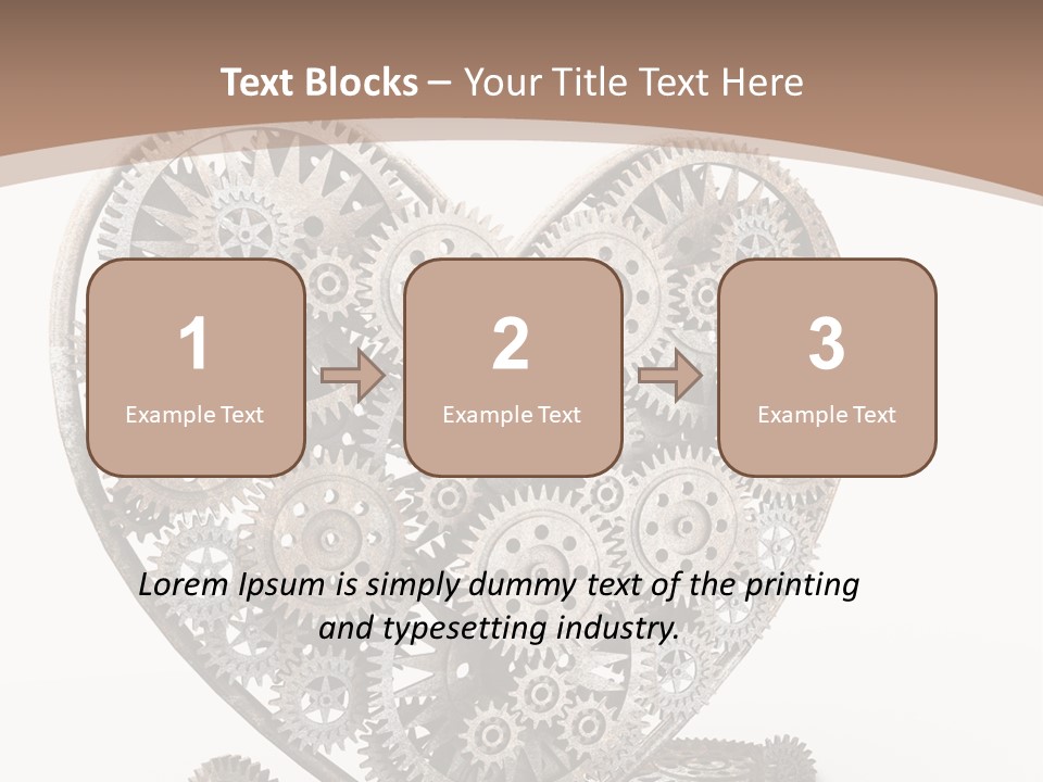 Engineering Machine Wheel PowerPoint Template