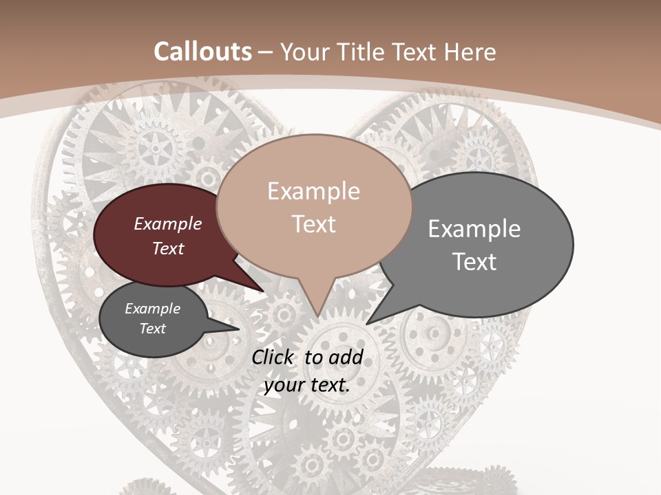 Engineering Machine Wheel PowerPoint Template