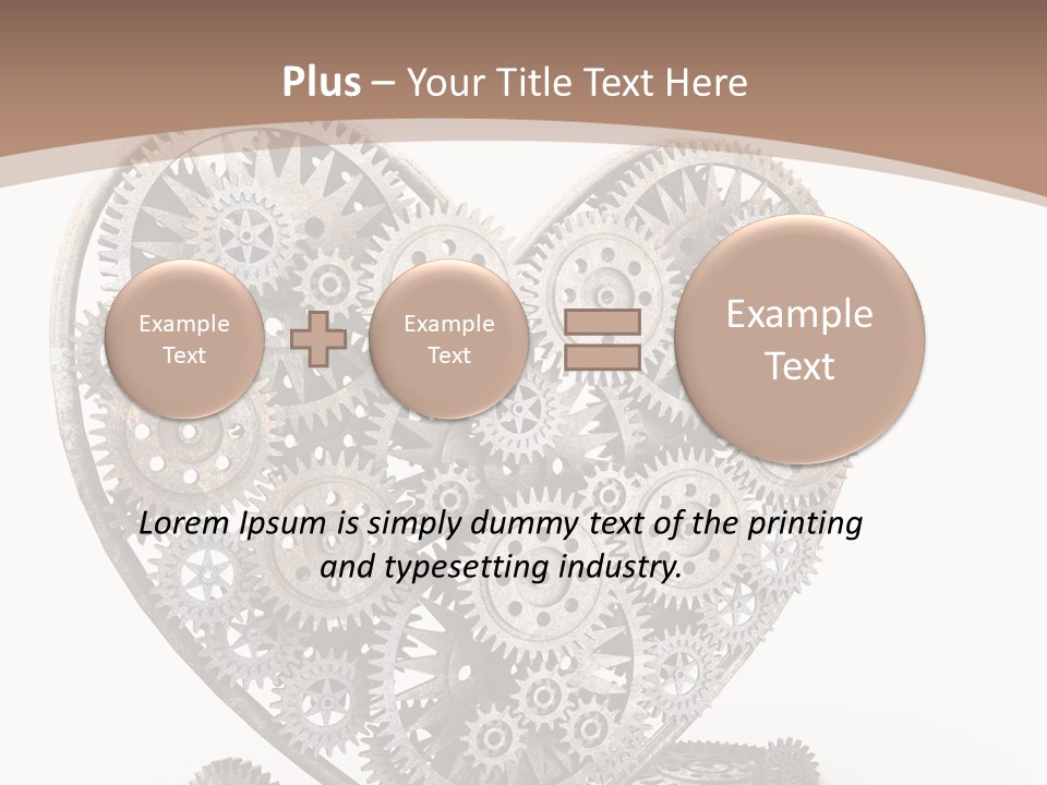 Engineering Machine Wheel PowerPoint Template