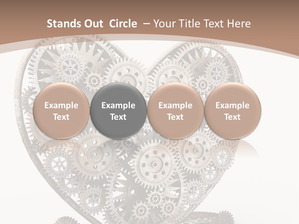 Engineering Machine Wheel PowerPoint Template