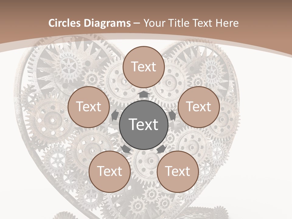 Engineering Machine Wheel PowerPoint Template
