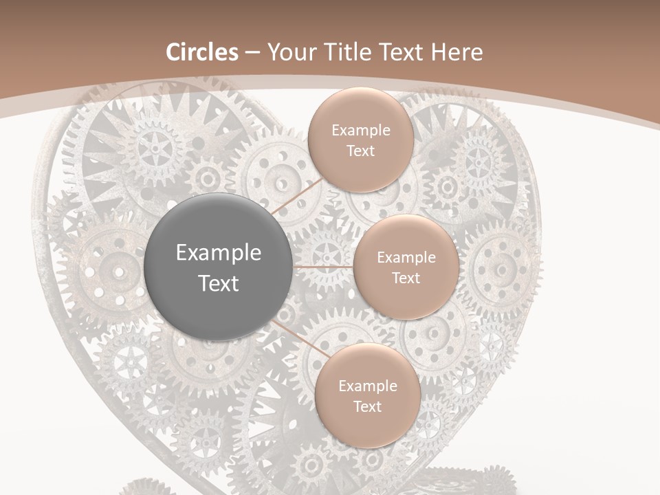 Engineering Machine Wheel PowerPoint Template