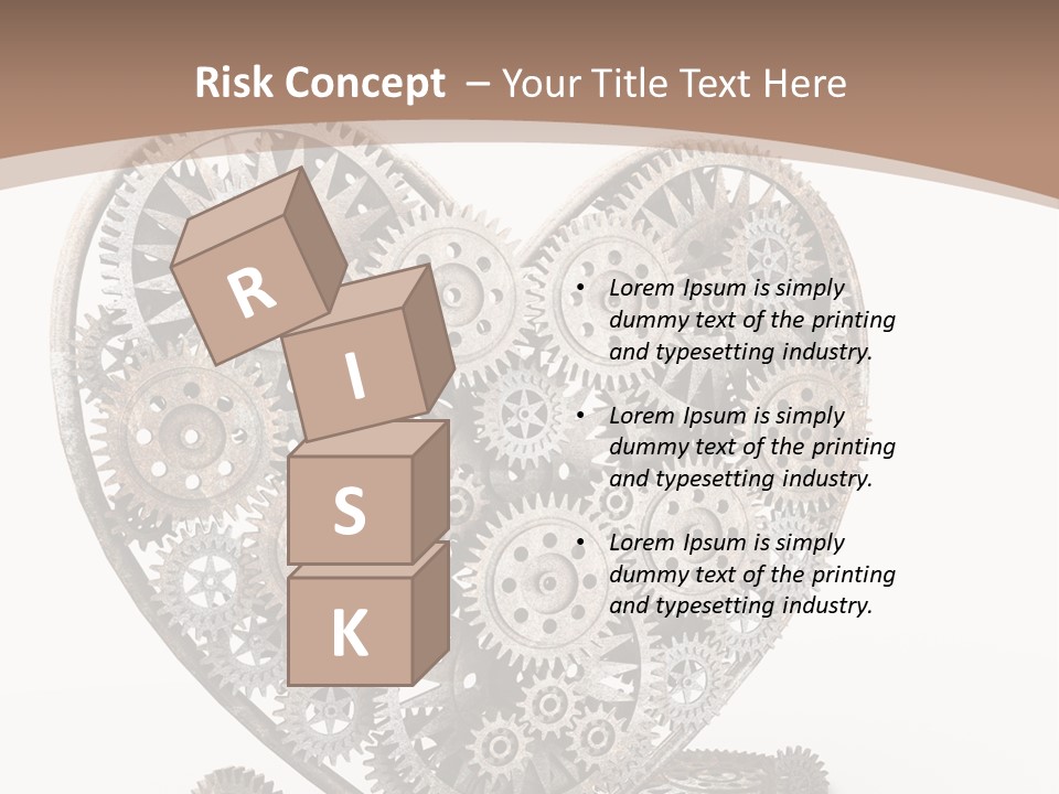 Engineering Machine Wheel PowerPoint Template