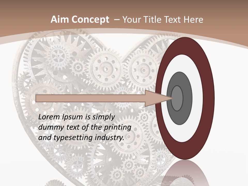 Engineering Machine Wheel PowerPoint Template