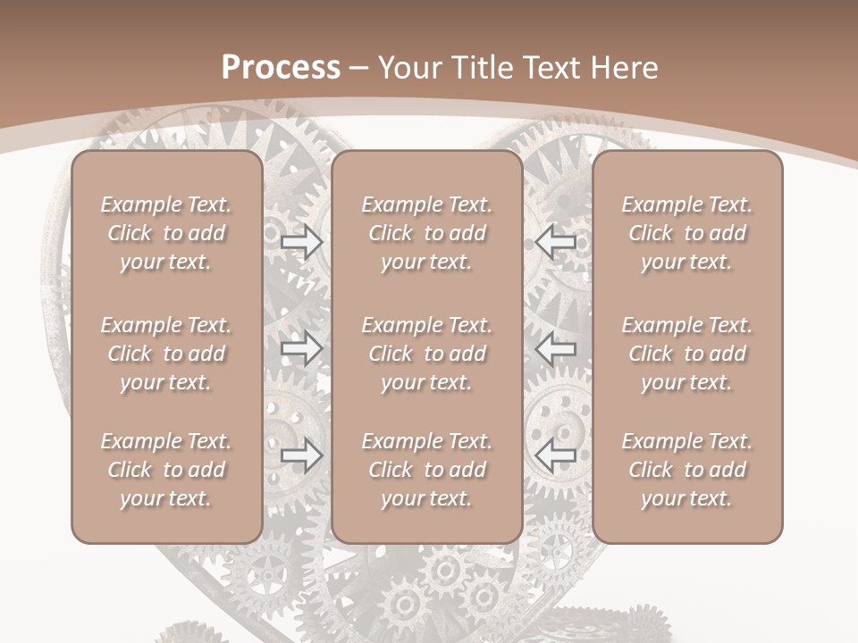 Engineering Machine Wheel PowerPoint Template