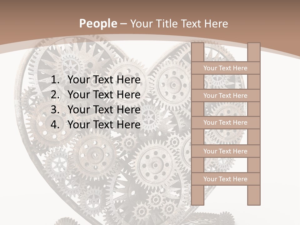 Engineering Machine Wheel PowerPoint Template
