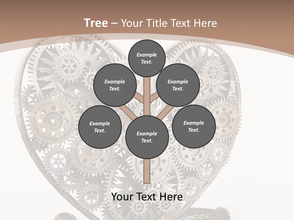 Engineering Machine Wheel PowerPoint Template