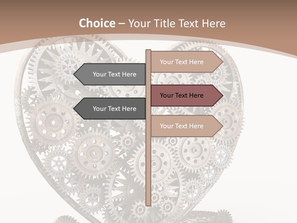 Engineering Machine Wheel PowerPoint Template