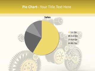 Wheel Gear Close Up PowerPoint Template