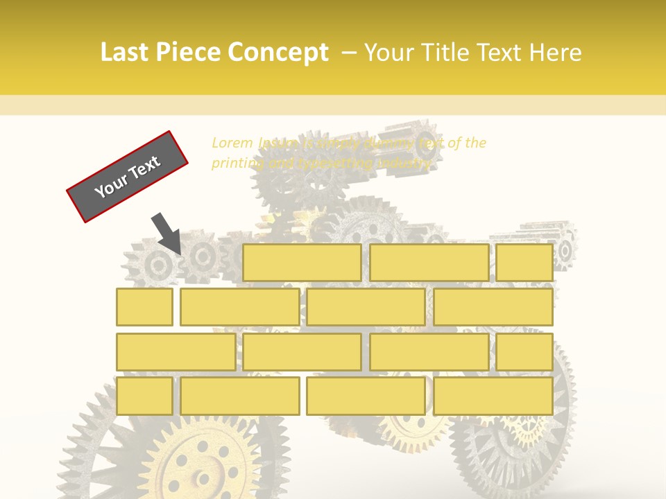 Wheel Gear Close Up PowerPoint Template