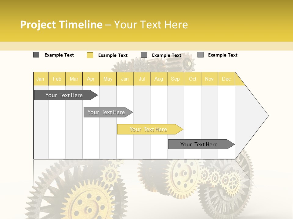 Wheel Gear Close Up PowerPoint Template