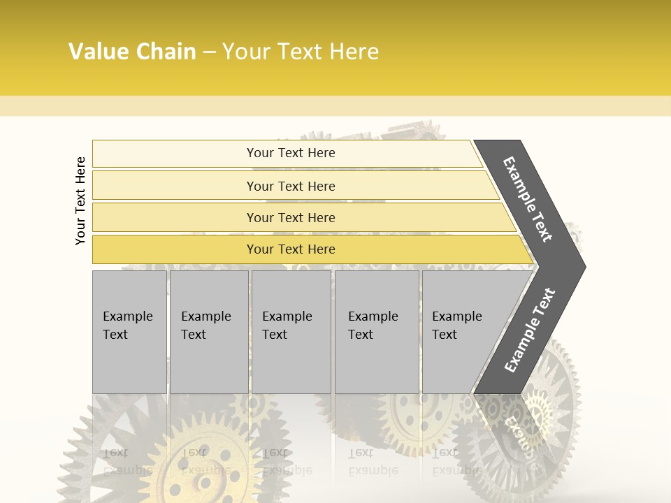 Wheel Gear Close Up PowerPoint Template