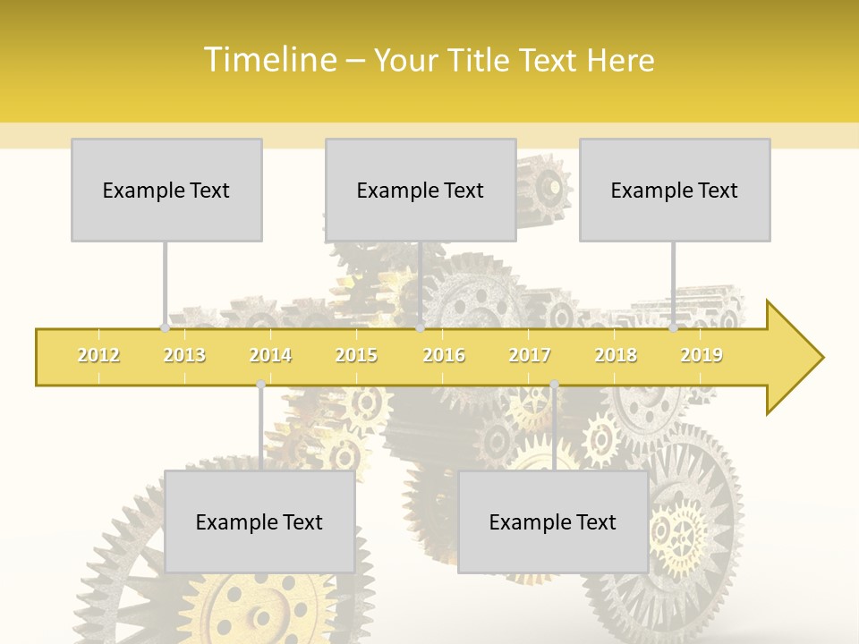 Wheel Gear Close Up PowerPoint Template
