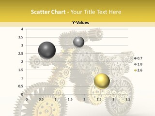 Wheel Gear Close Up PowerPoint Template