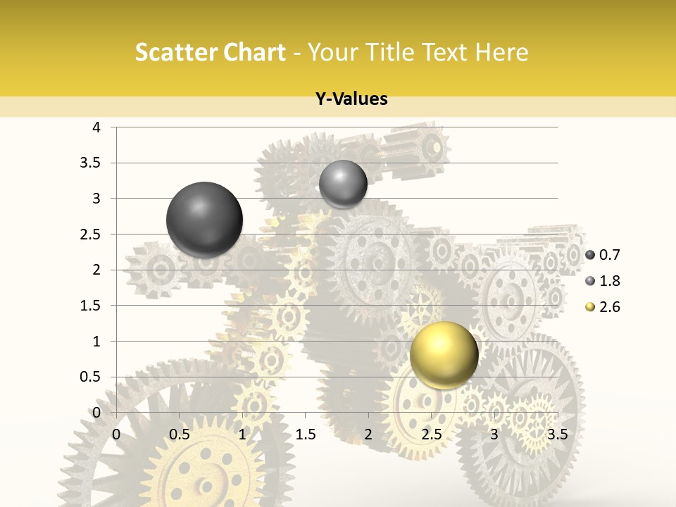Wheel Gear Close Up PowerPoint Template