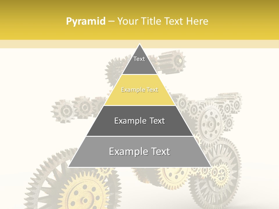 Wheel Gear Close Up PowerPoint Template