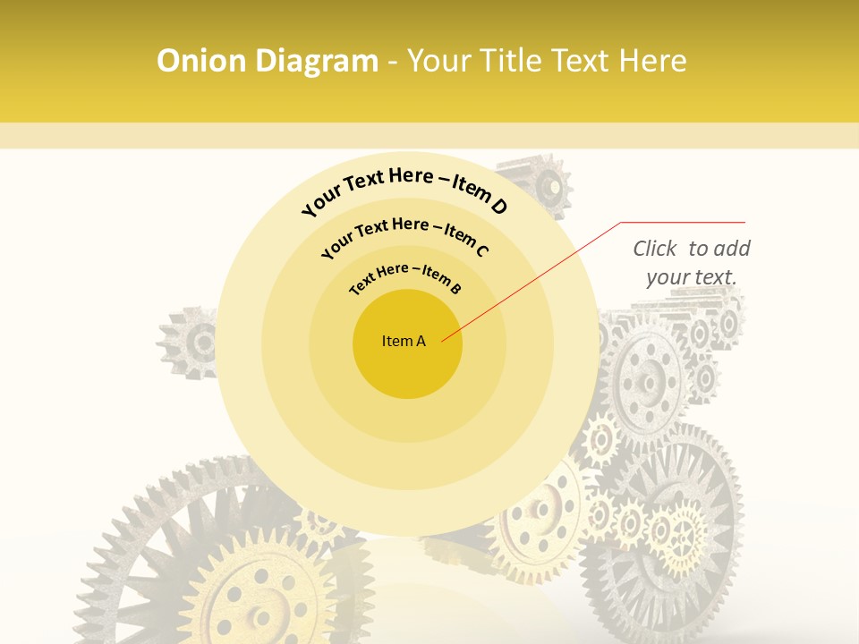 Wheel Gear Close Up PowerPoint Template
