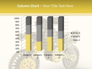 Wheel Gear Close Up PowerPoint Template