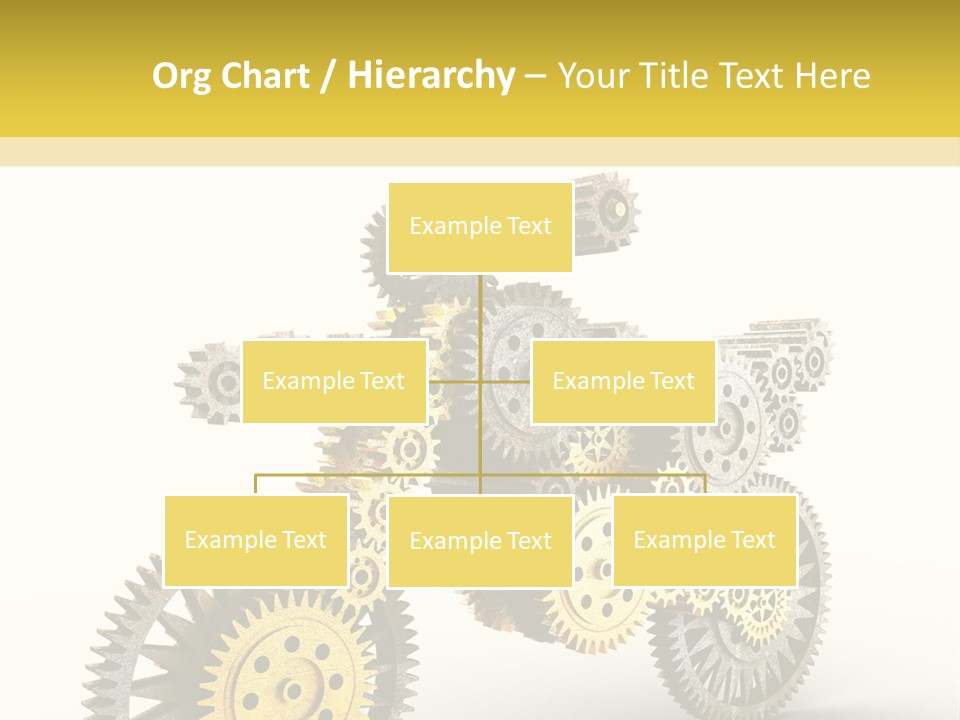 Wheel Gear Close Up PowerPoint Template