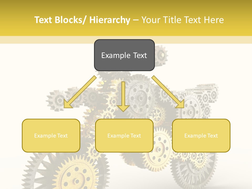 Wheel Gear Close Up PowerPoint Template