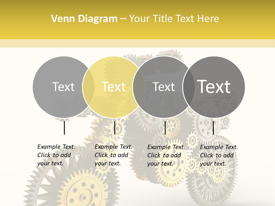 Wheel Gear Close Up PowerPoint Template