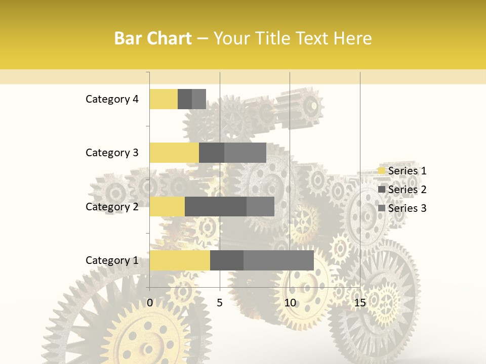 Wheel Gear Close Up PowerPoint Template