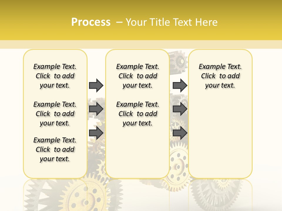 Wheel Gear Close Up PowerPoint Template