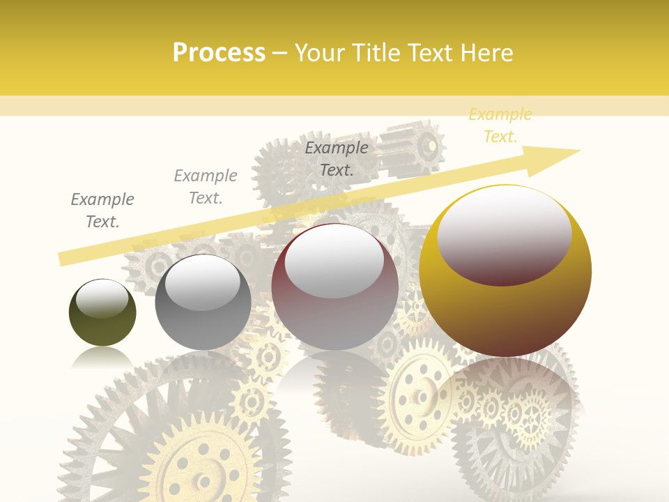 Wheel Gear Close Up PowerPoint Template