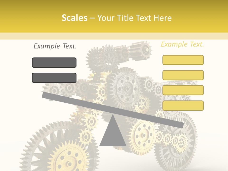 Wheel Gear Close Up PowerPoint Template