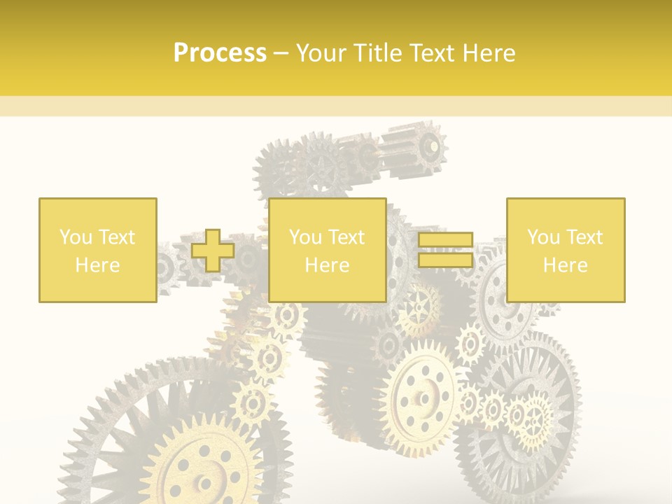 Wheel Gear Close Up PowerPoint Template