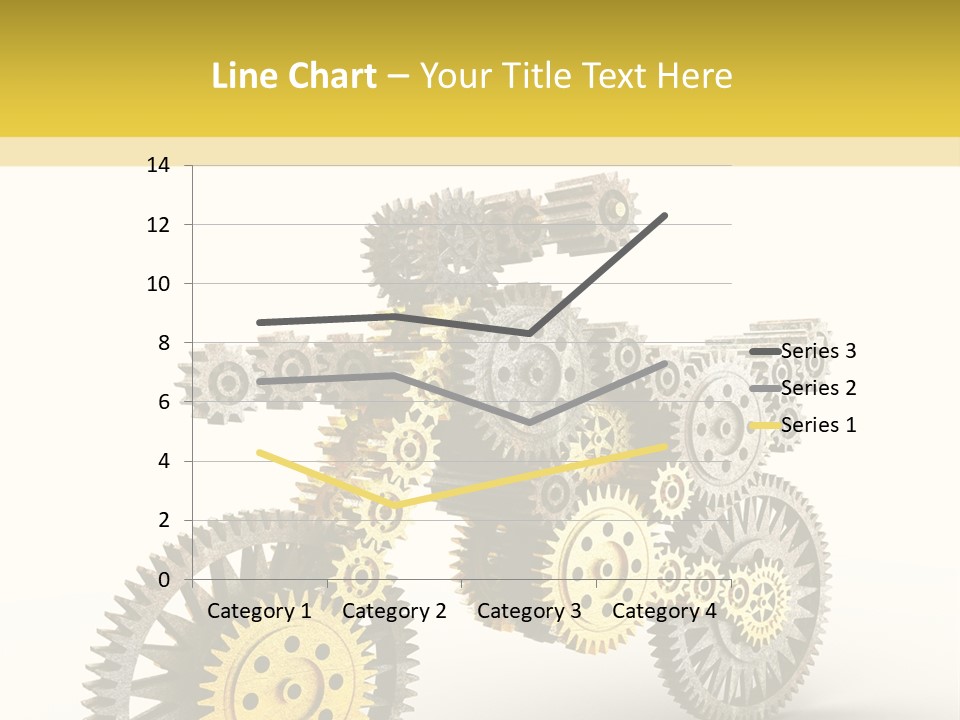 Wheel Gear Close Up PowerPoint Template