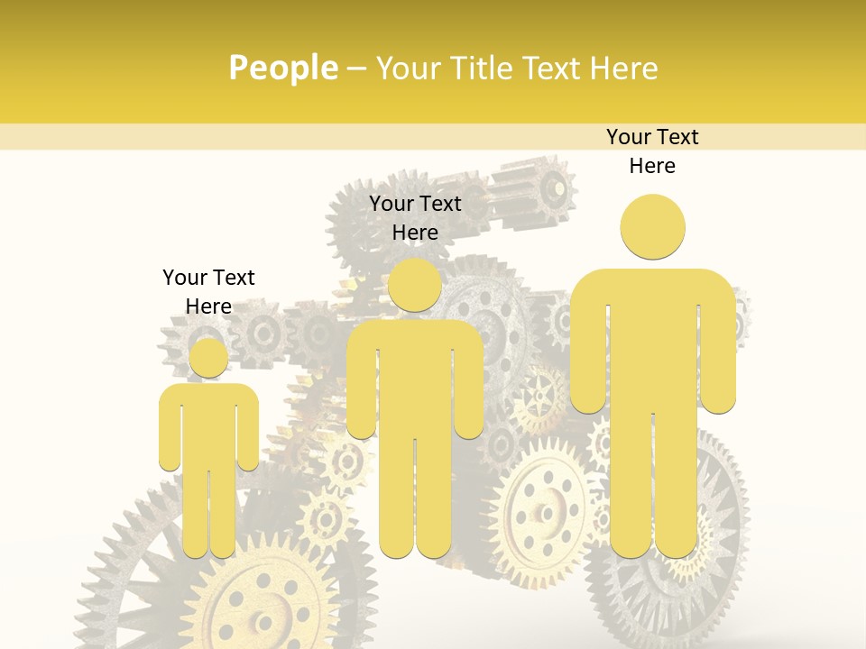 Wheel Gear Close Up PowerPoint Template