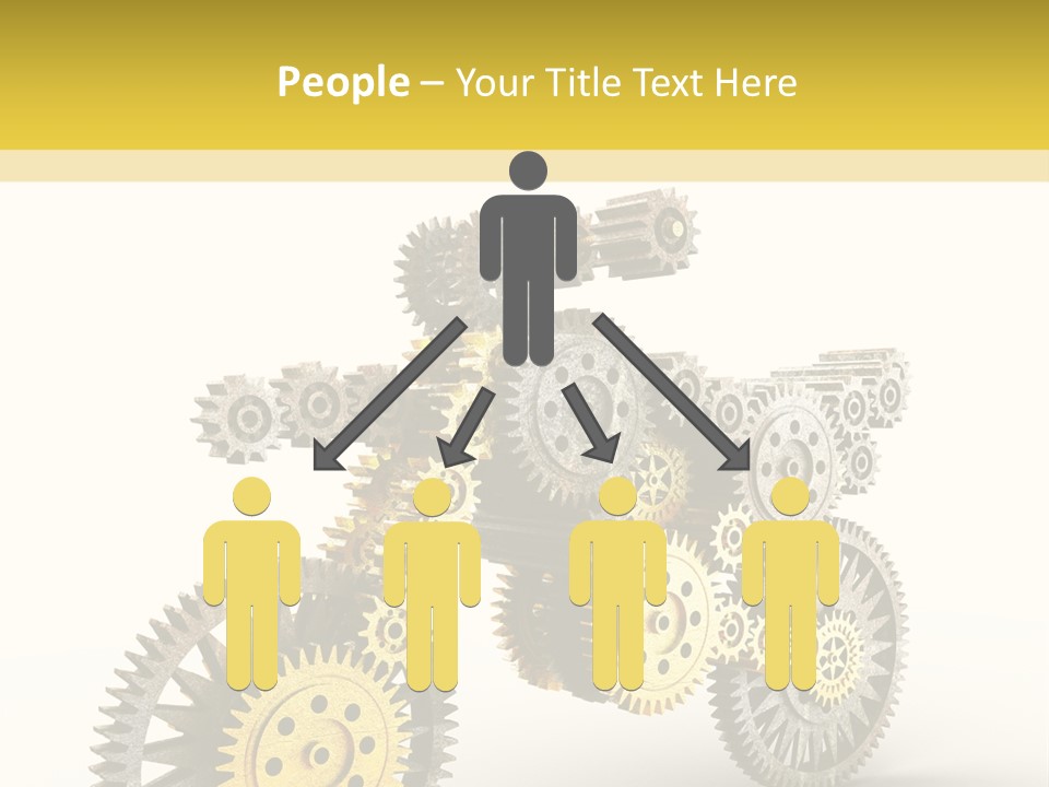 Wheel Gear Close Up PowerPoint Template