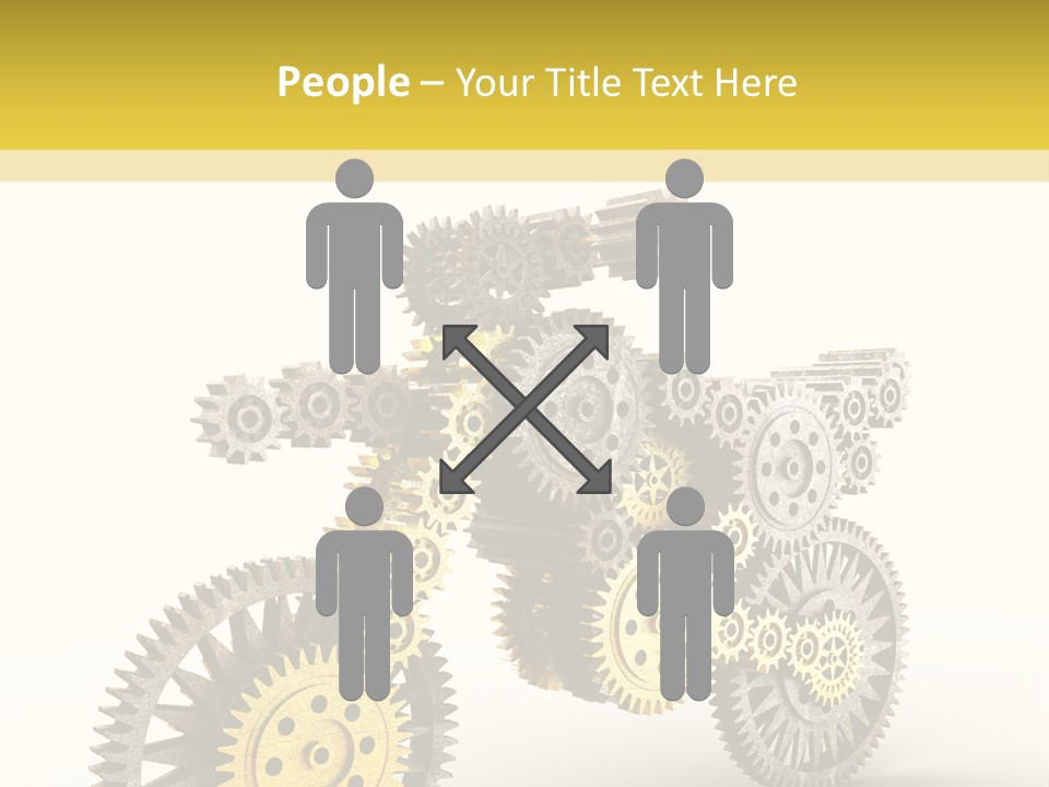 Wheel Gear Close Up PowerPoint Template