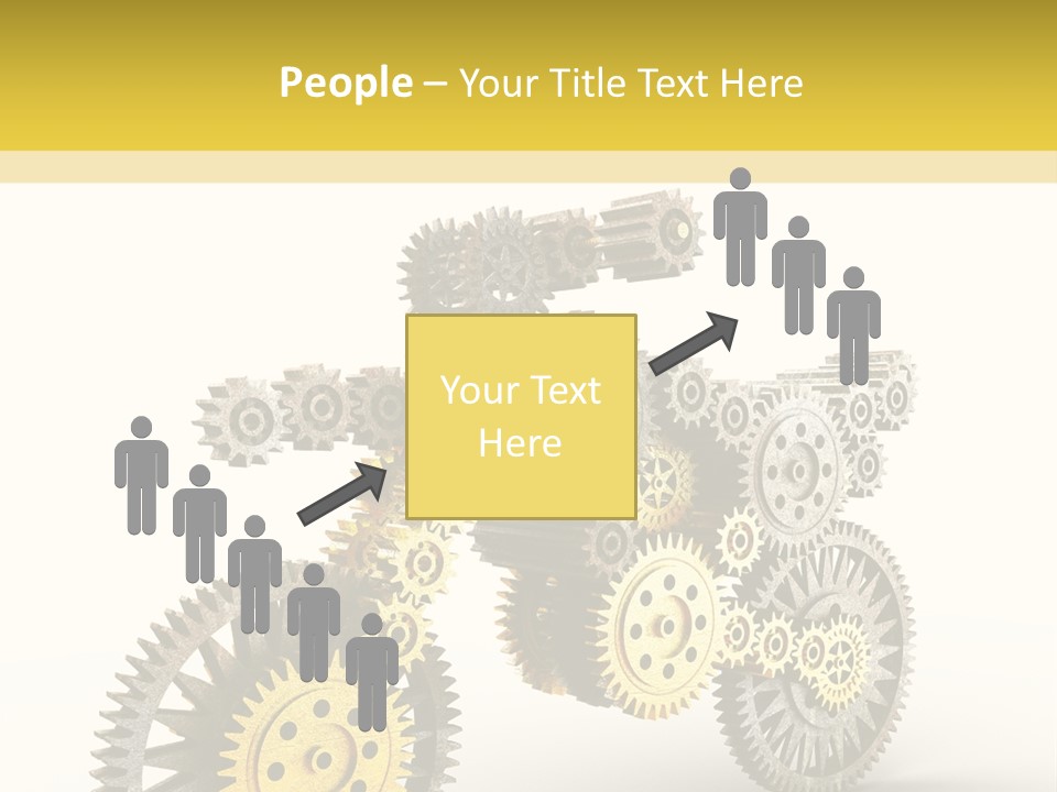 Wheel Gear Close Up PowerPoint Template