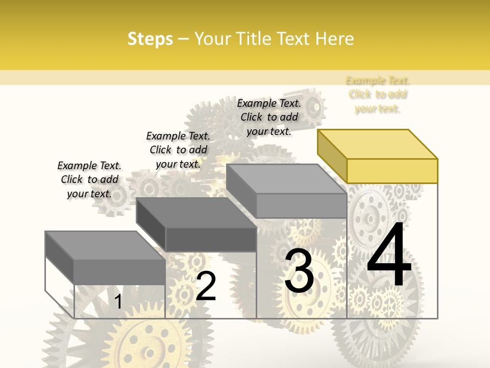Wheel Gear Close Up PowerPoint Template