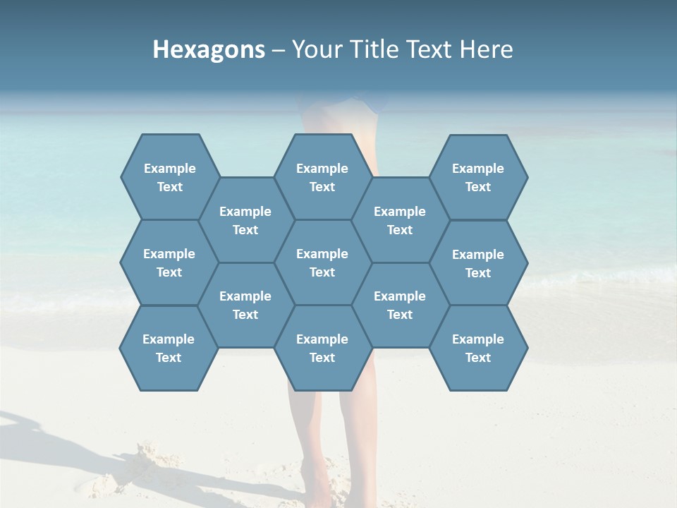 Girl Turquoise Holiday PowerPoint Template