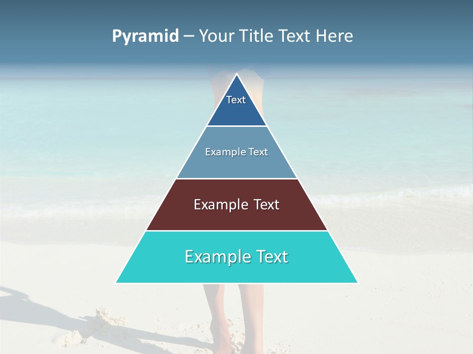 Girl Turquoise Holiday PowerPoint Template