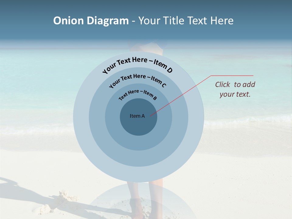 Girl Turquoise Holiday PowerPoint Template