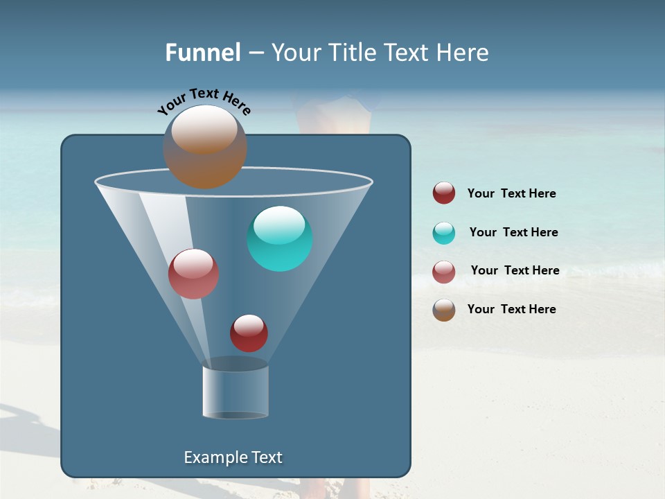 Girl Turquoise Holiday PowerPoint Template