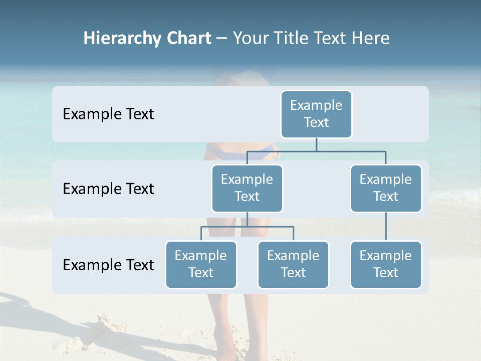 Girl Turquoise Holiday PowerPoint Template