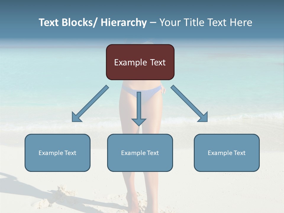 Girl Turquoise Holiday PowerPoint Template