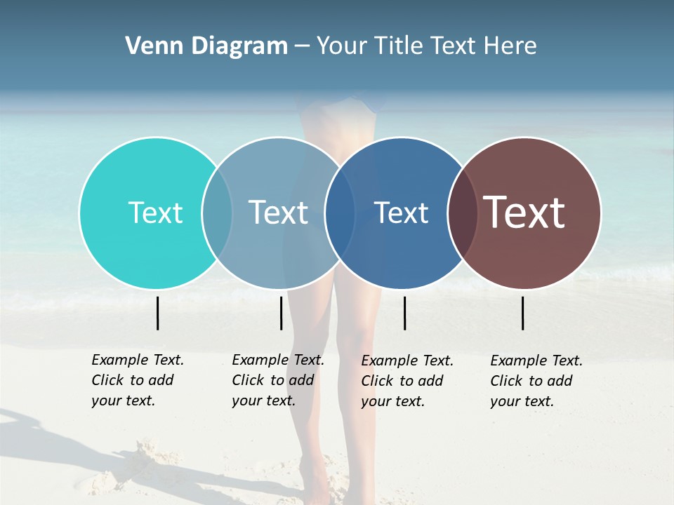 Girl Turquoise Holiday PowerPoint Template