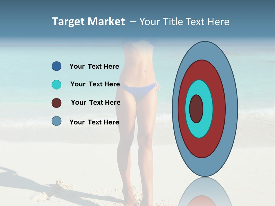 Girl Turquoise Holiday PowerPoint Template