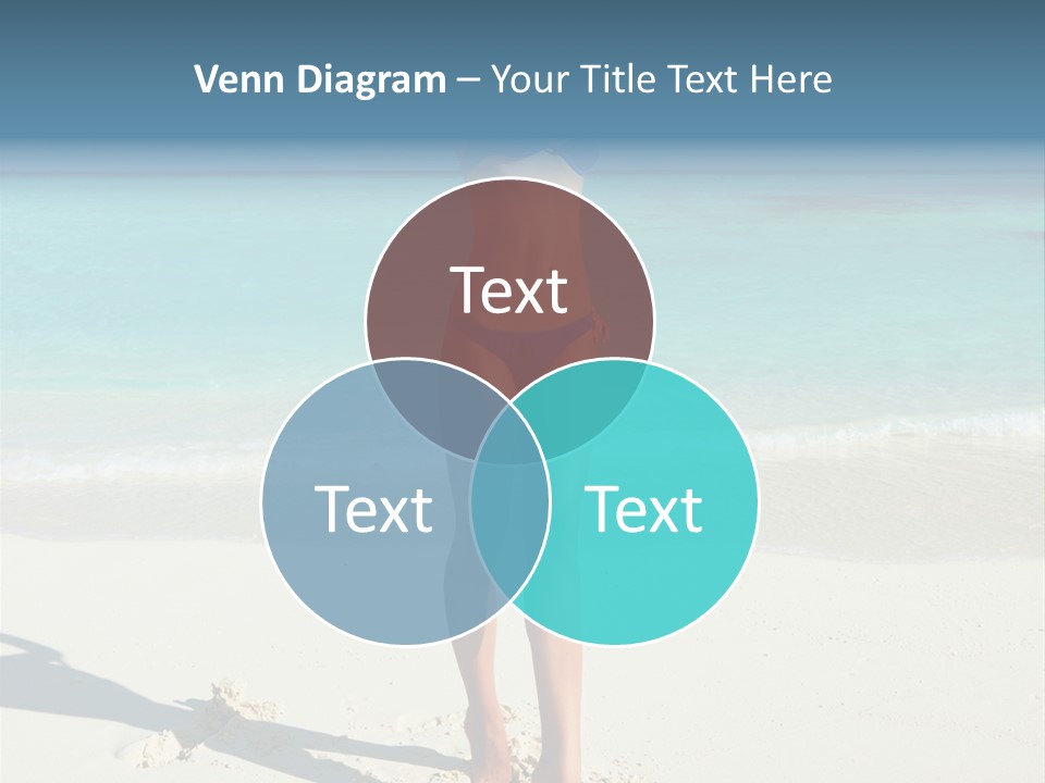 Girl Turquoise Holiday PowerPoint Template